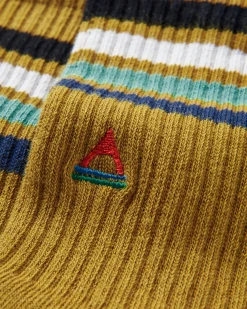 Bio Crew-Socken mittelschwer - Senfgelb