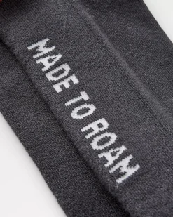 Bio Crew-Socken mittelschwer - Holzkohle