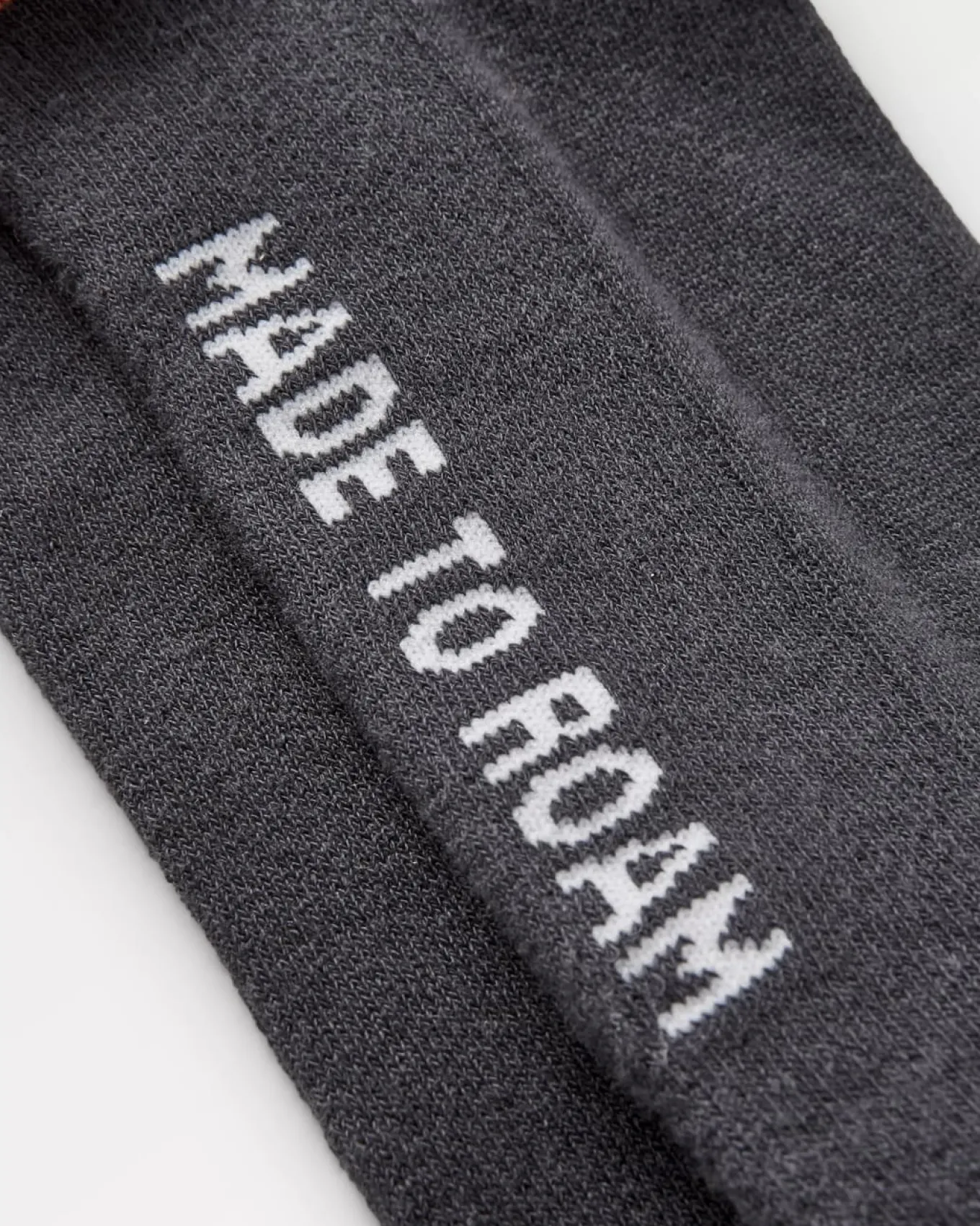 Bio Crew-Socken mittelschwer - Holzkohle