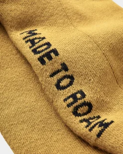Bio Crew-Socken mittelschwer - Senfgelb