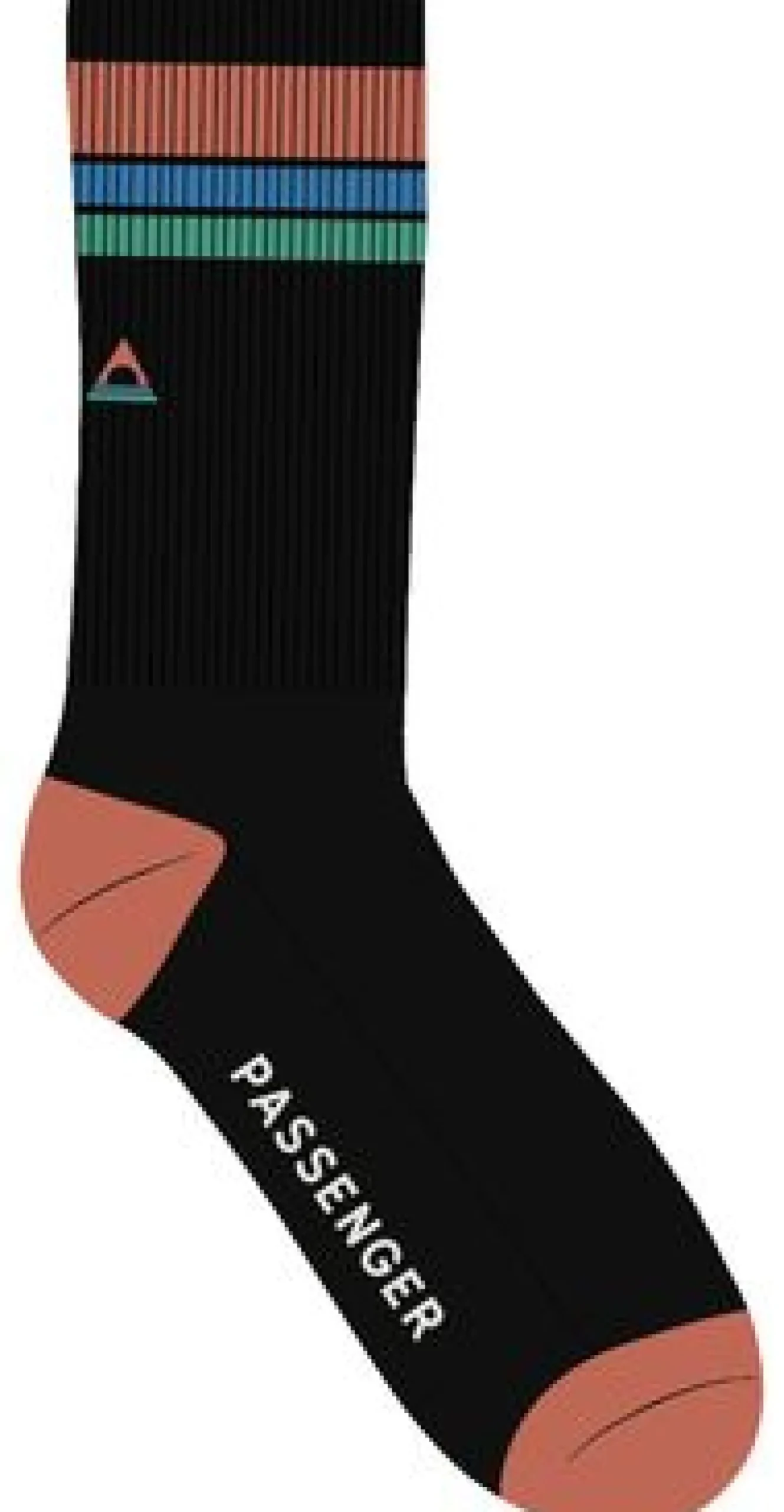 Bio Crew-Socken mittelschwer - Schwarz