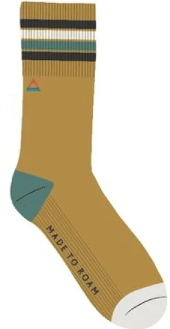 Bio Crew-Socken mittelschwer - Senfgelb