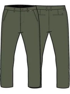365 Bio-Baumwoll Hose - Staubige Olive