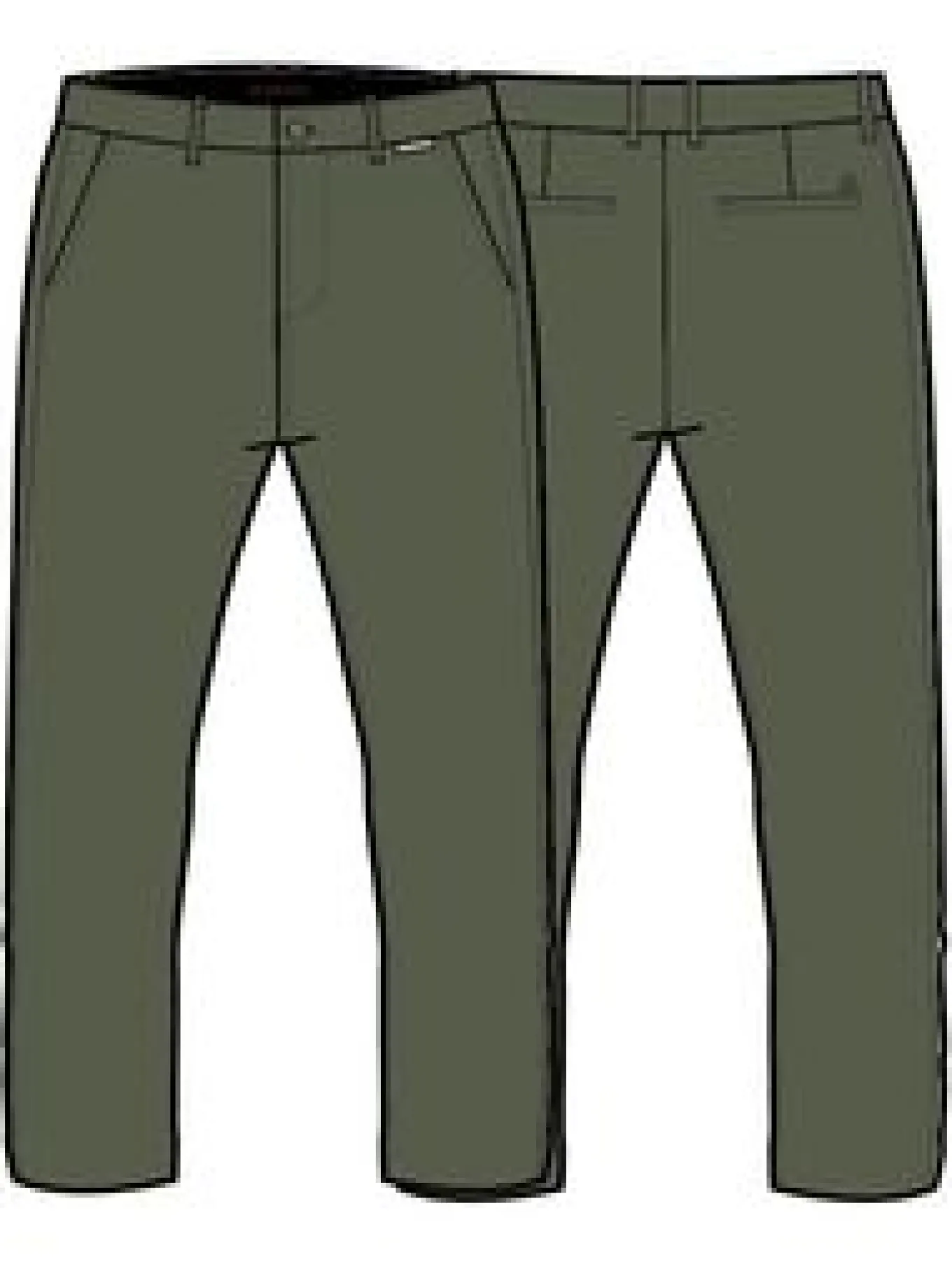 365 Bio-Baumwoll Hose - Staubige Olive