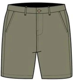 365 Bio-Baumwollshorts - Staubige Olive