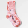 Bio-Crew-Socken mittelschwer - Batike Muschelrosa