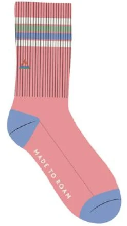 Bio-Crew-Socken mittelschwer - Muschelrosa