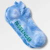 Bio-Trainer-Socken - Batik-Kornblume