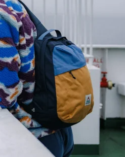 Boondocker Recycelte tasche 8L - Honig/Dunkelblau/Sattes Marineblau