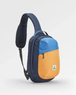 Boondocker Recycelte tasche 8L - Honig/Dunkelblau/Sattes Marineblau
