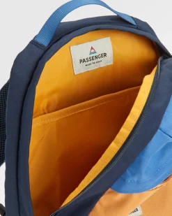 Boondocker Recycelte tasche 8L - Honig/Dunkelblau/Sattes Marineblau