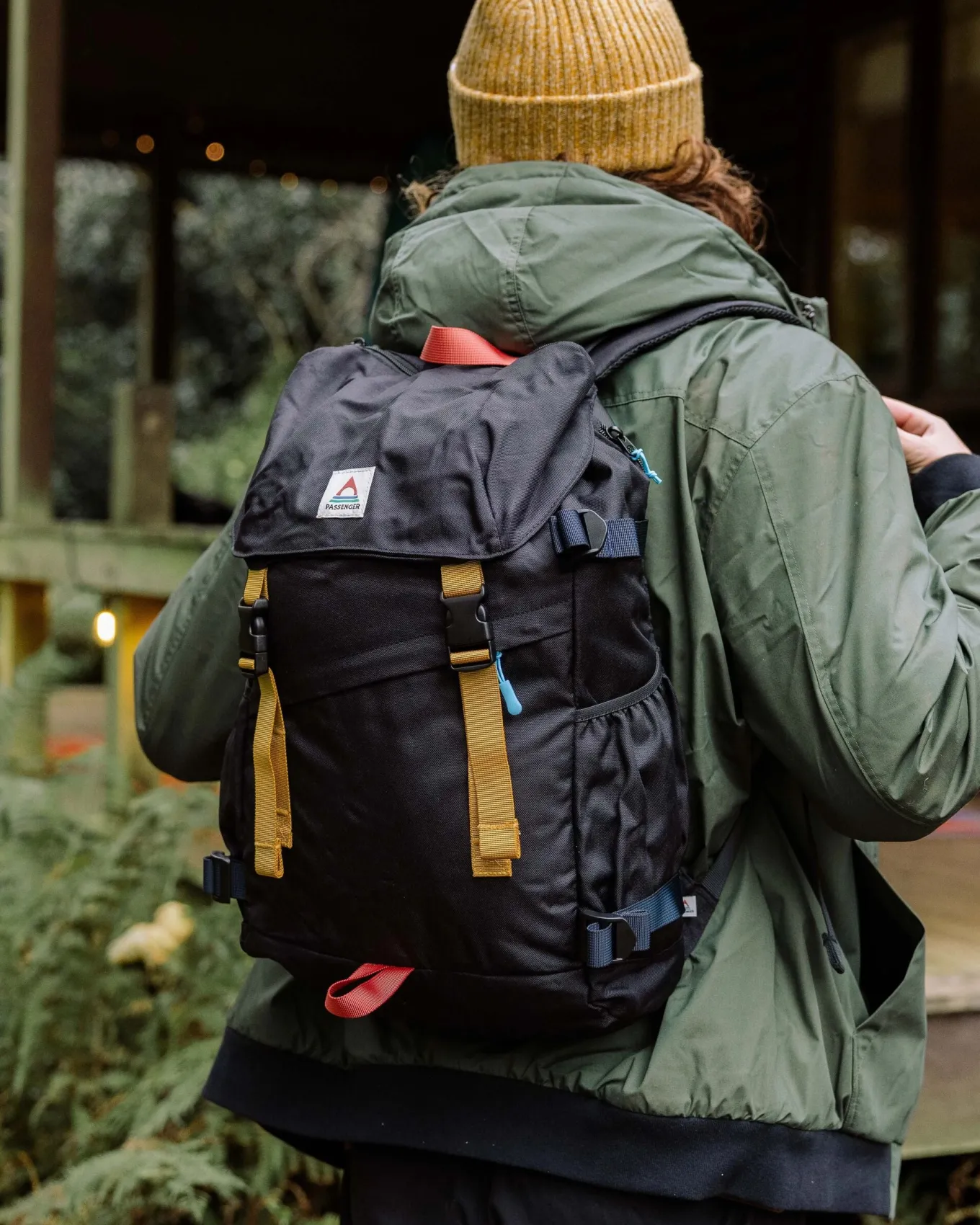 Boondocker Recycelter 26L Rucksack - Schwarz/Mehrfarbig