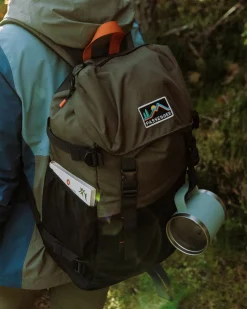 Boondocker Recycelter 26L Rucksack - Schwarz/Khaki