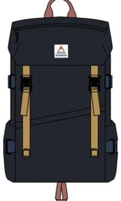 Boondocker Recycelter 26L Rucksack - Schwarz/Mehrfarbig