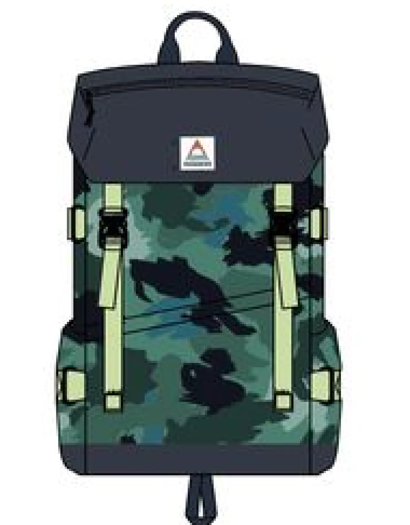 Boondocker Recycelter 26L Rucksack - Alpen-Tarnung Regenwald