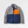 Born Explorer Recycled Polar-Lined Sherpa Fleece - Stahlgrau