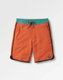 Breaks Recycelte Boardshorts - Gebranntes Orange