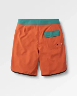 Breaks Recycelte Boardshorts - Gebranntes Orange