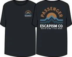 Breathe Recyceltes Baumwoll-T-Shirt - Schwarz