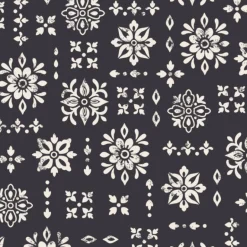Breeze Maxikleid - Einfache Fliese Verblasst Schwarz