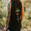Breezy Recyceltes Aktiv Top - Schwarz