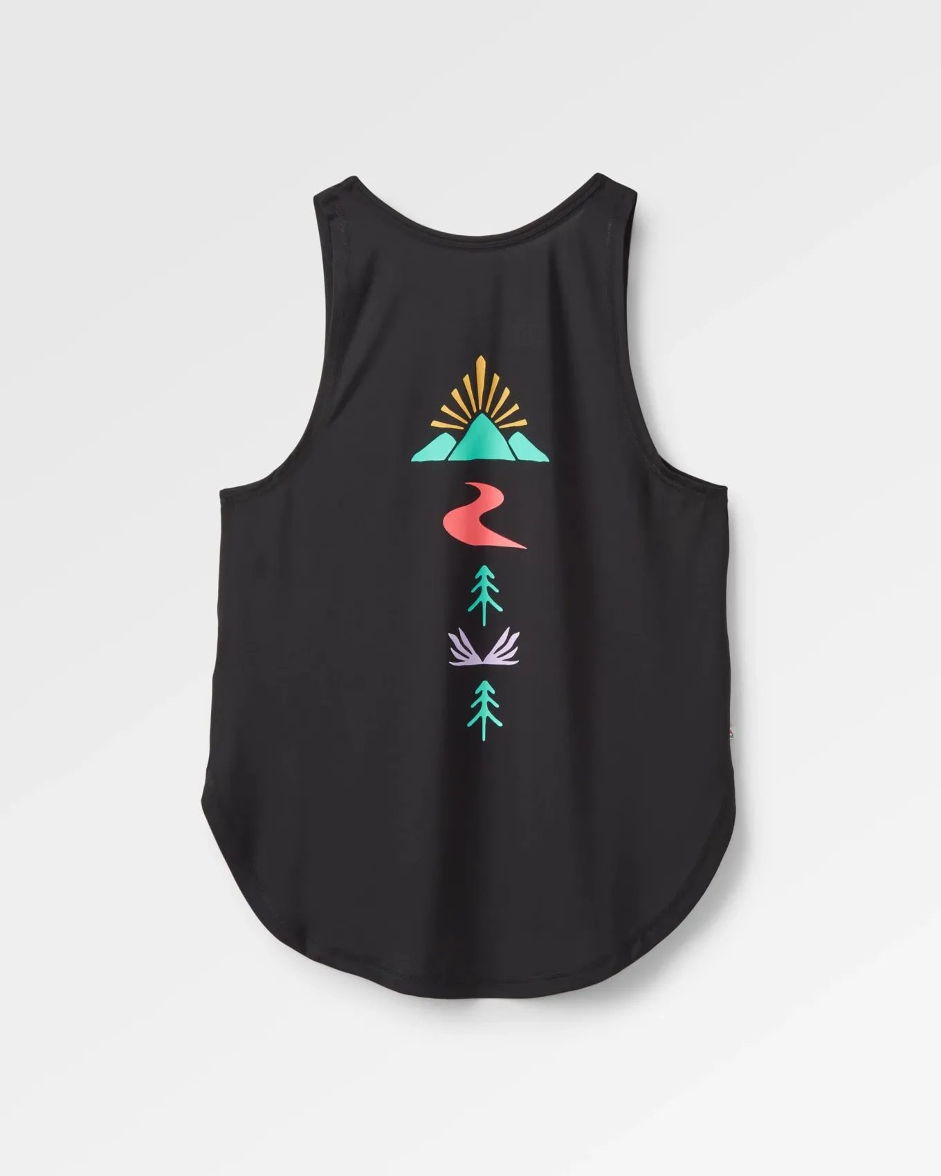 Breezy Recyceltes Aktiv Top - Schwarz