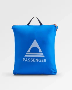 Cabin Recycelte Sherpa Decke - Berg Geo Grau Blau