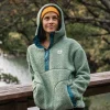 Calla Kapuzen Recyceltes Polar-Fleece mit Futter - Pistazie
