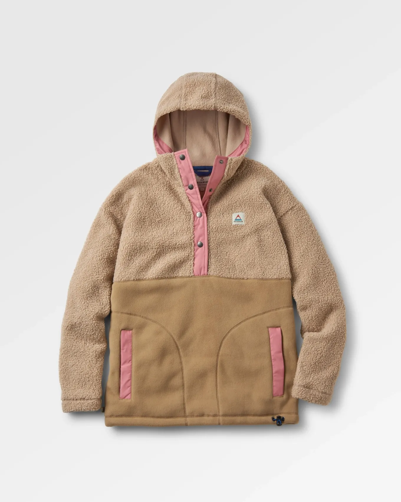 Calla Kapuzen Recyceltes Polar-Fleece mit Futter - Feder/Keks