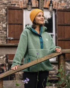 Calla Kapuzen Recyceltes Polar-Fleece mit Futter - Pistazie