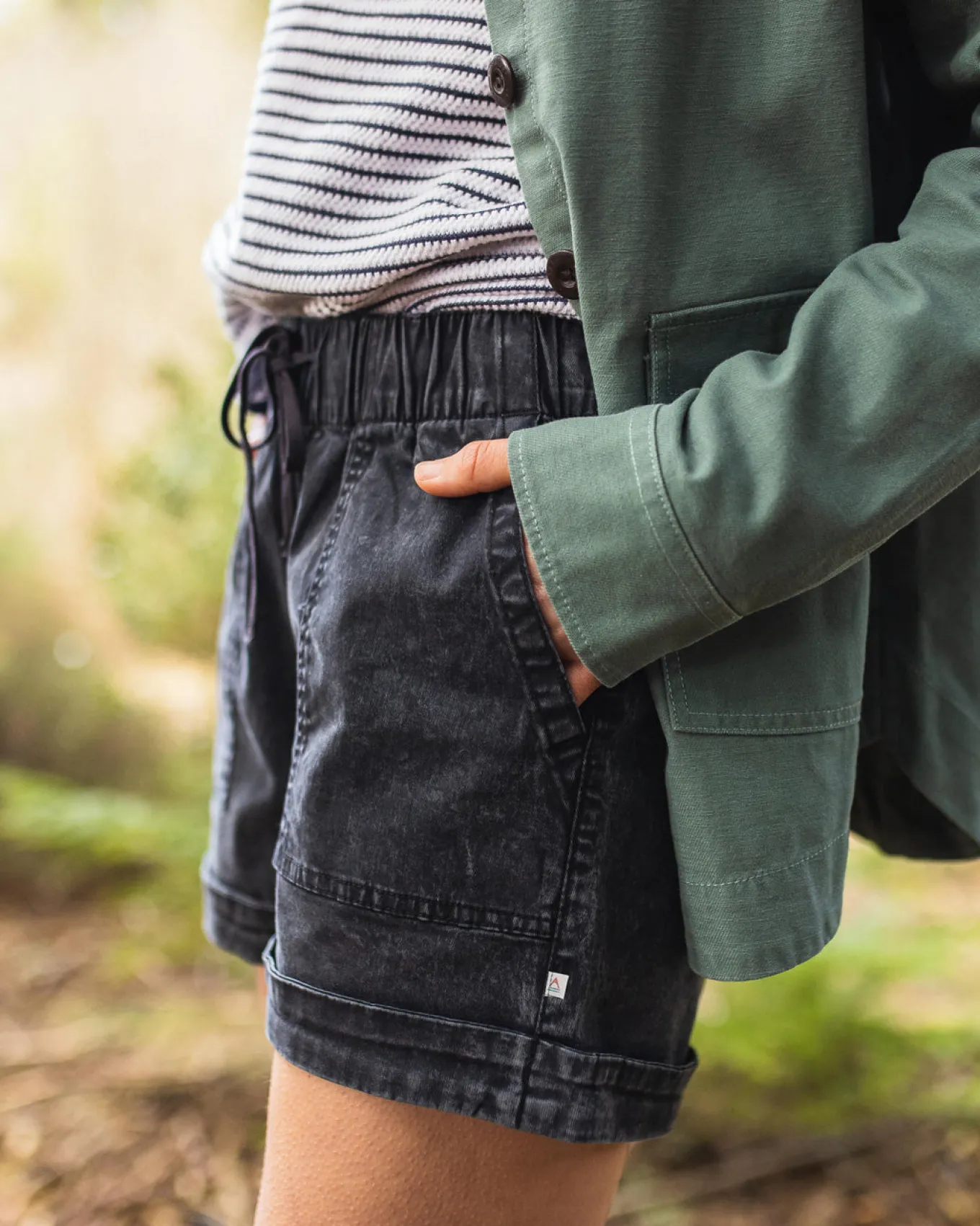 Carriso Bio-Baumwoll Shorts - Schwarz