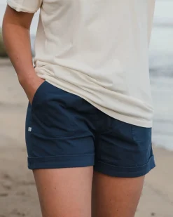 Carriso Bio-Baumwoll Shorts - Dunkler Denim