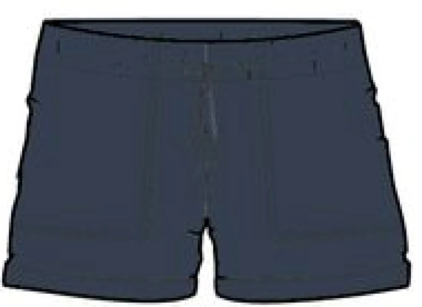Carriso Bio-Baumwoll Shorts - Dunkler Denim