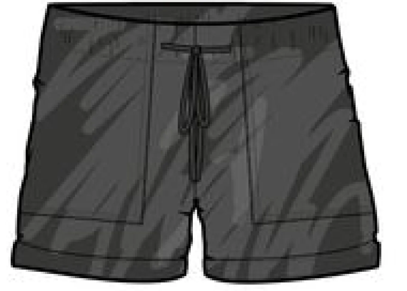 Carriso Bio-Baumwoll Shorts - Schwarz