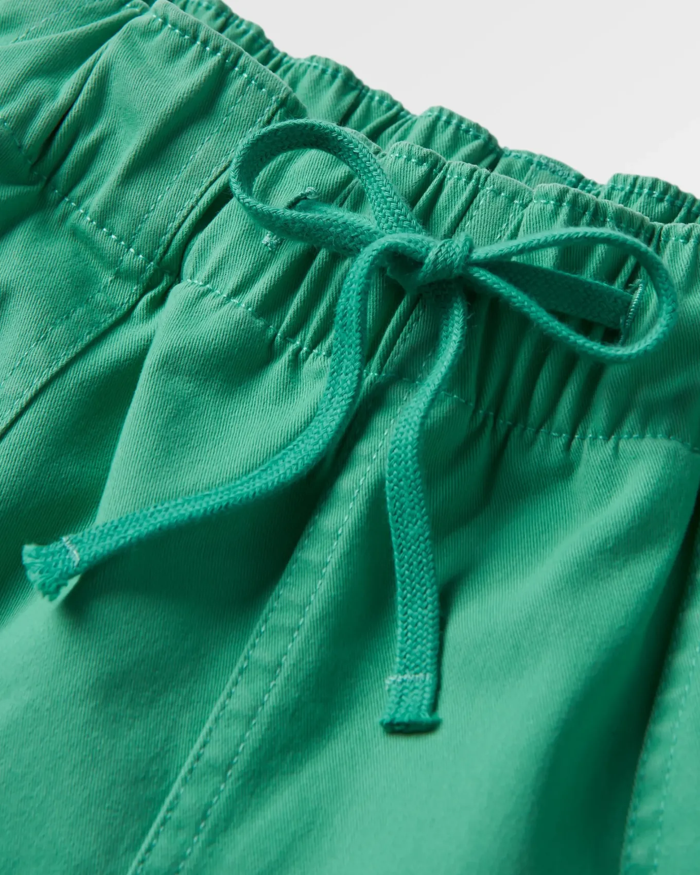 Carriso Bio-Baumwollshorts - Grüne Fichte