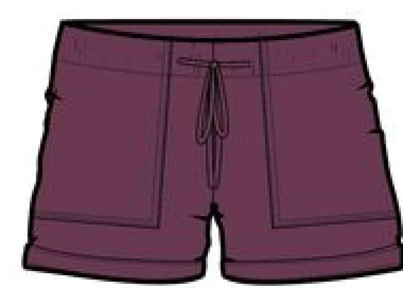 Carriso Bio-Baumwollshorts - Cranberry