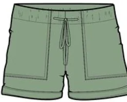Carriso Bio-Baumwollshorts - Weinberggrün