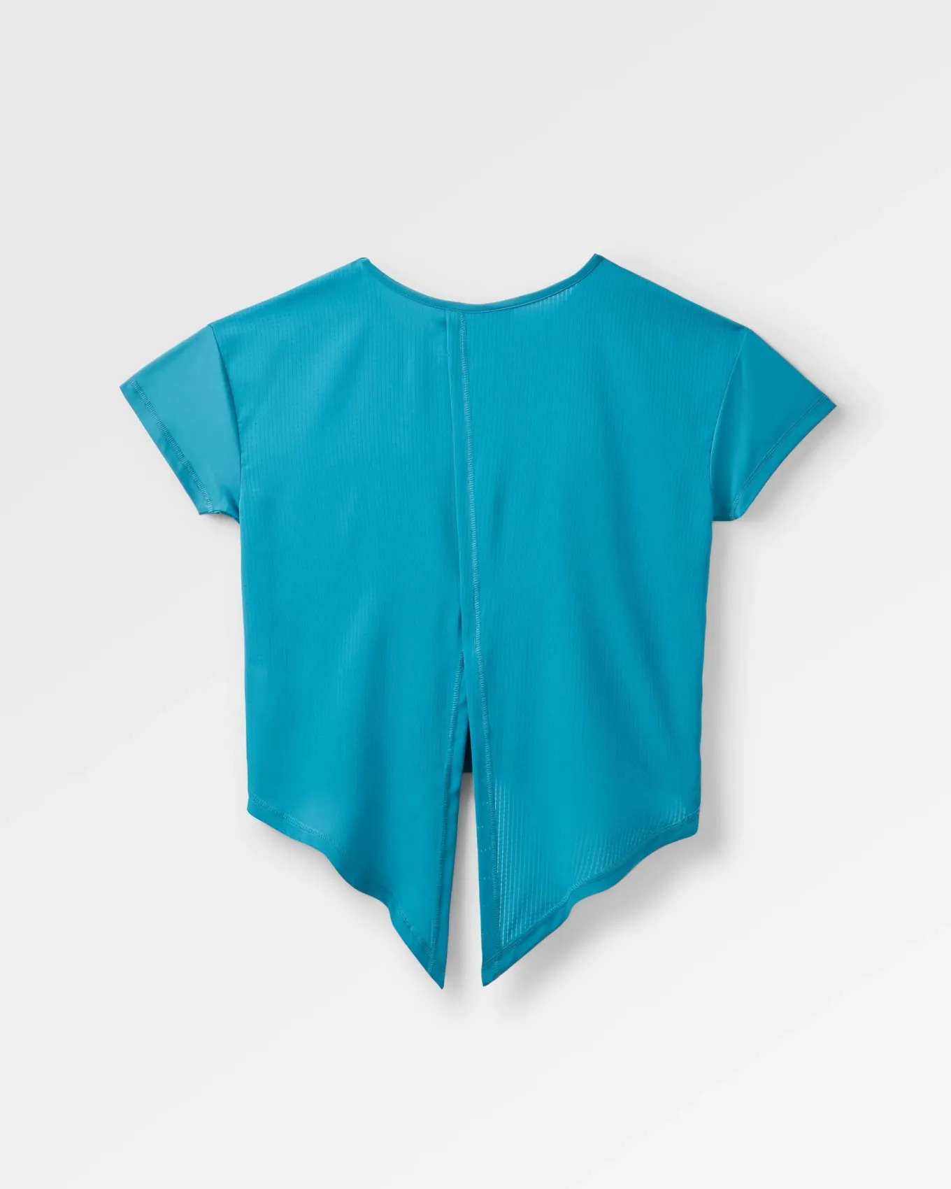 Chakra Tie Back Aktiv Recyceltes T-Shirt - Blauer Stahl