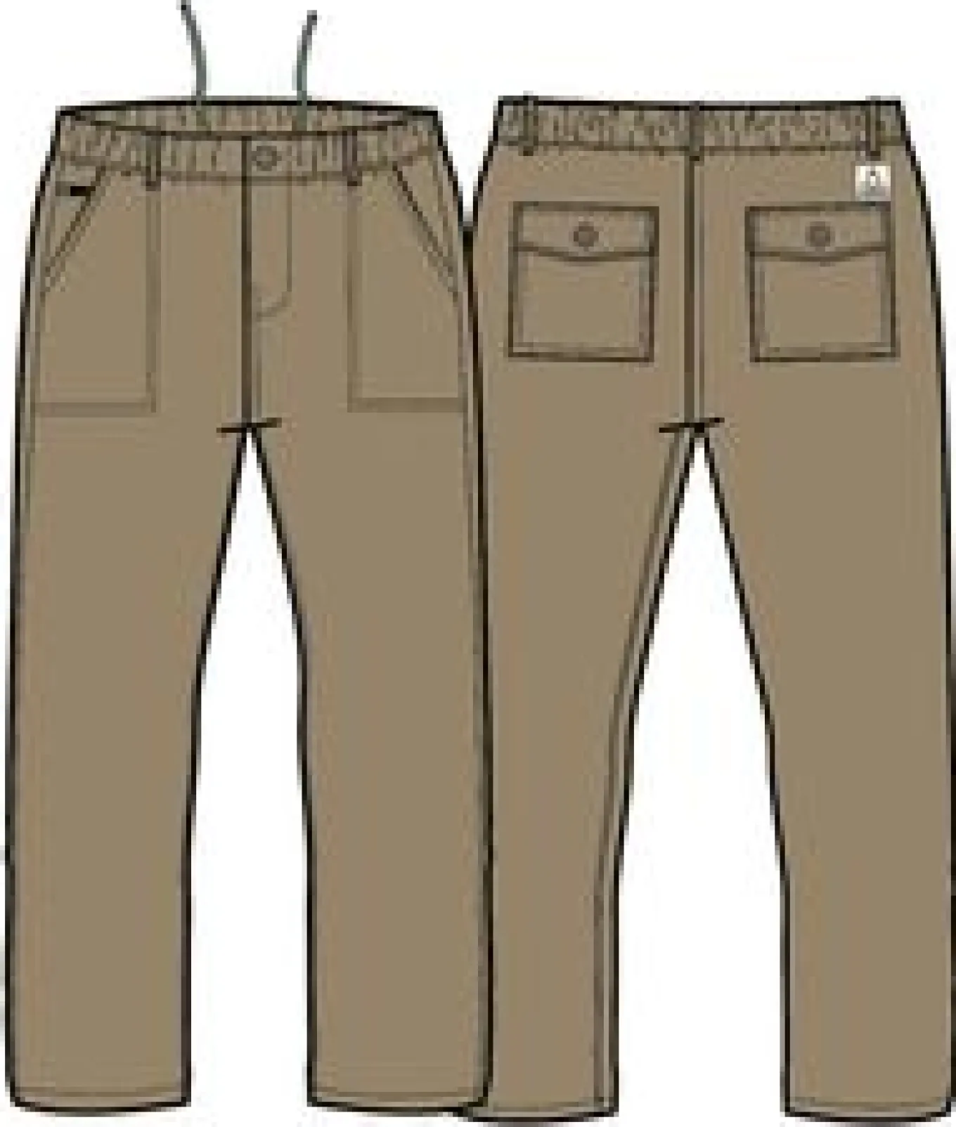 Chance Bio-Baumwollhose - Biskuit