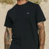 Classic Logo Recyceltes Baumwoll-T-Shirt - Schwarz
