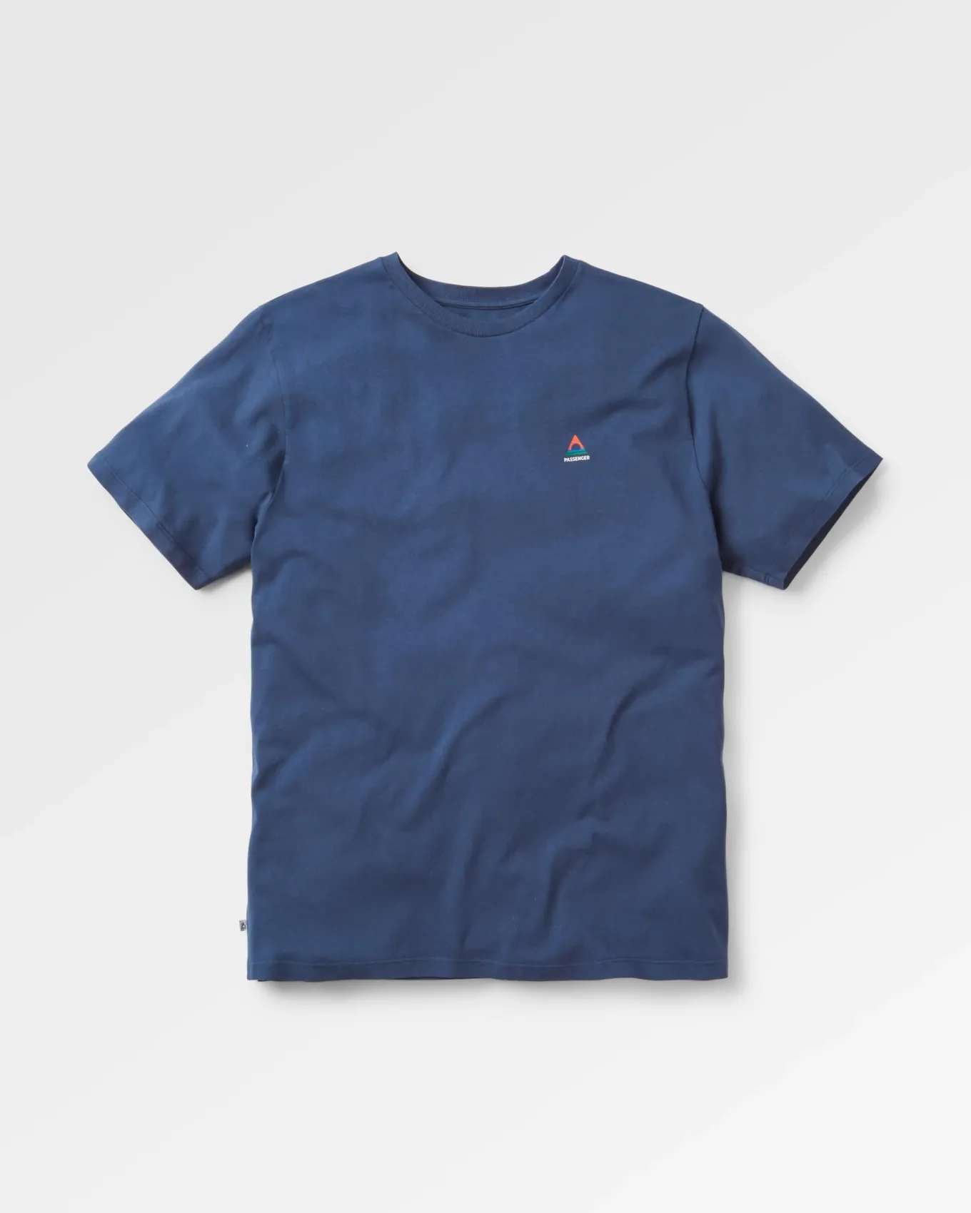 Classic Logo Recyceltes Baumwoll-T-Shirt - Tiefes Marineblau