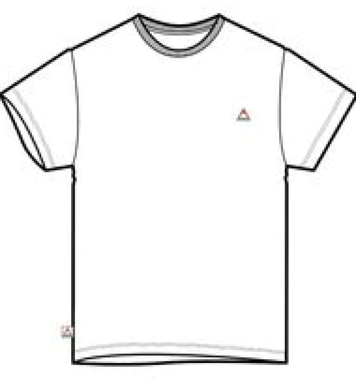 Classic Logo Recyceltes Baumwoll-T-Shirt - Weiß
