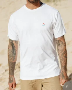 Classic Logo Recyceltes Baumwoll-T-Shirt - Weiß