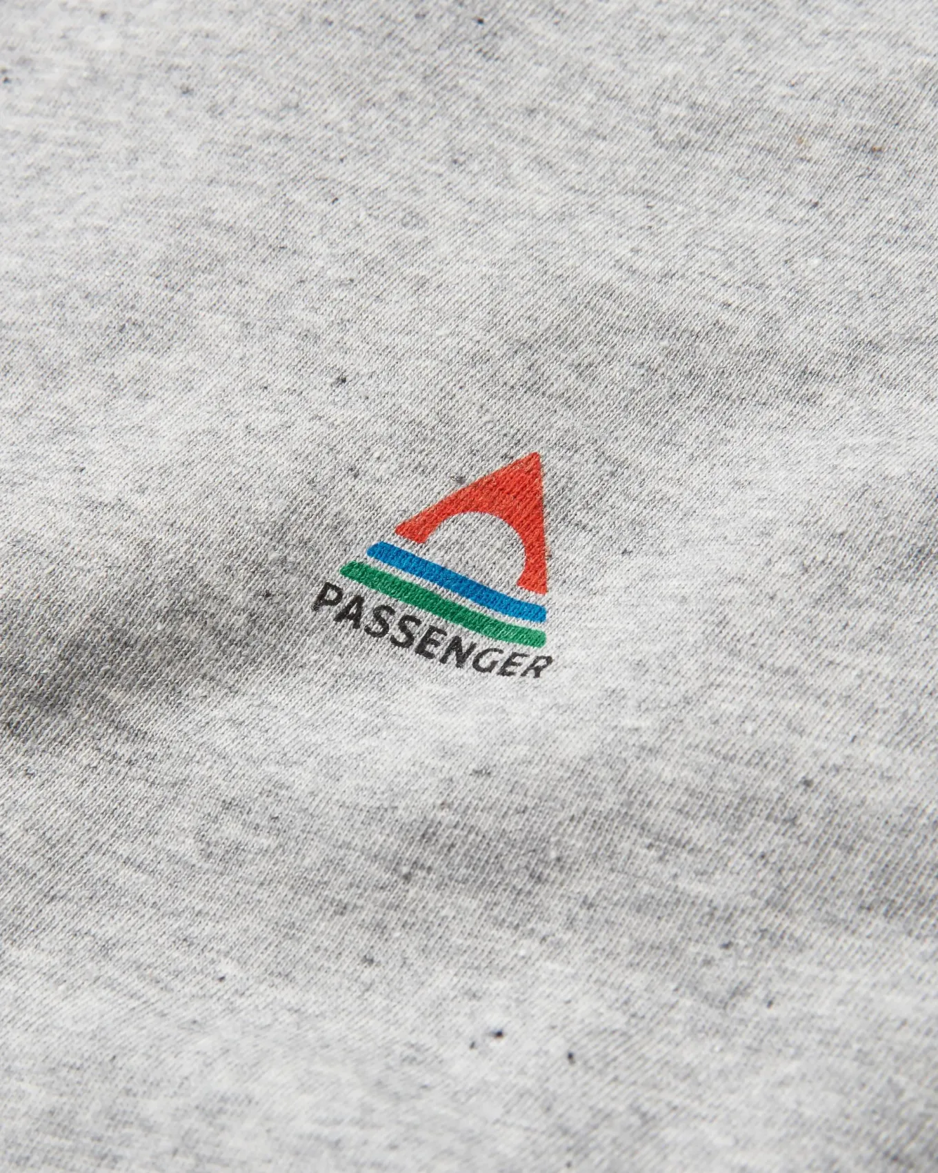 Classic Logo Recyceltes Baumwoll-T-Shirt - Mittelgrau Meliert