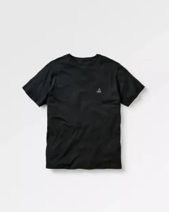 Classic Logo Recyceltes Baumwoll-T-Shirt - Schwarz