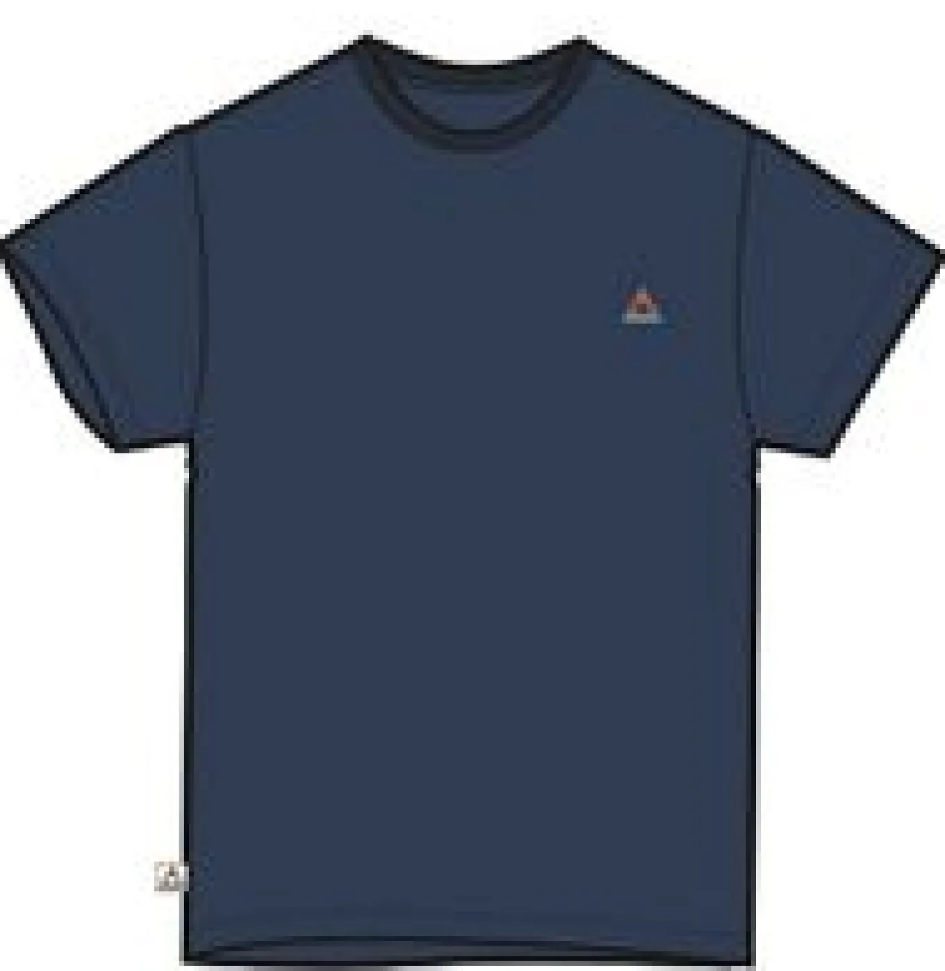 Classic Logo Recyceltes Baumwoll-T-Shirt - Tiefes Marineblau