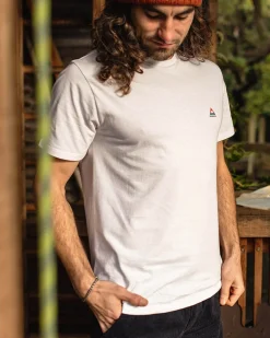 Classic Logo Recyceltes Baumwoll-T-Shirt - Weiß