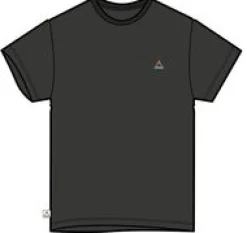 Classic Logo Recyceltes Baumwoll-T-Shirt - Schwarz