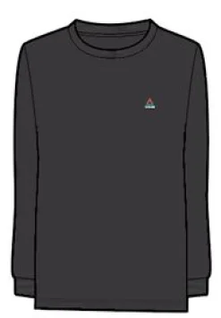 Classic Recycelte Baumwolle LS T-Shirt - Schwarz
