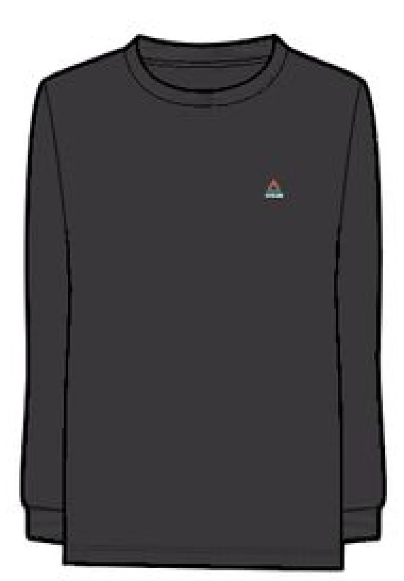 Classic Recycelte Baumwolle LS T-Shirt - Schwarz